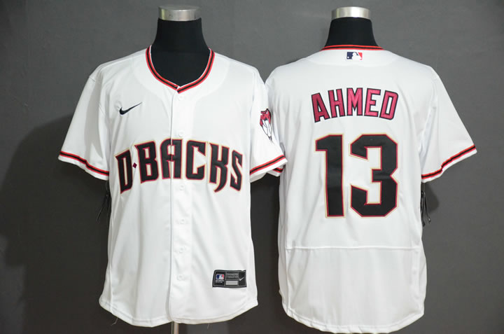 Diamondbacks 13 Nick Ahmed White Nike Flexbase Jersey,We sell and wholesale Diamondbacks 13 Nick Ahmed White Nike Flexbase Jersey on line form chian!